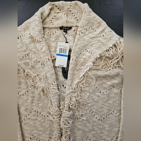 NWT - Cupio Shawl Wrap Cardigan - "Asiago" Color - Size XL - Picture 8 of 10